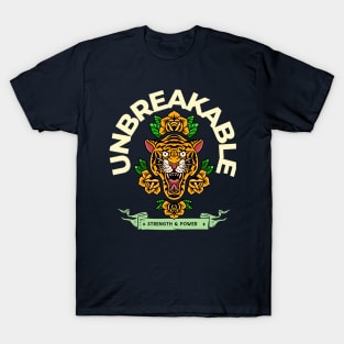 Unbreakable Strength & Power Amazing & Colorful Urban Style T-Shirt